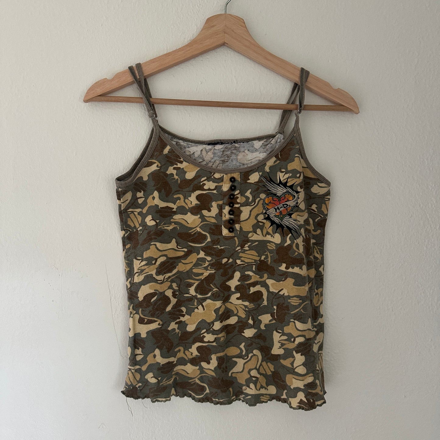 Y2K Women’s Harley Camo Tank Top Size S