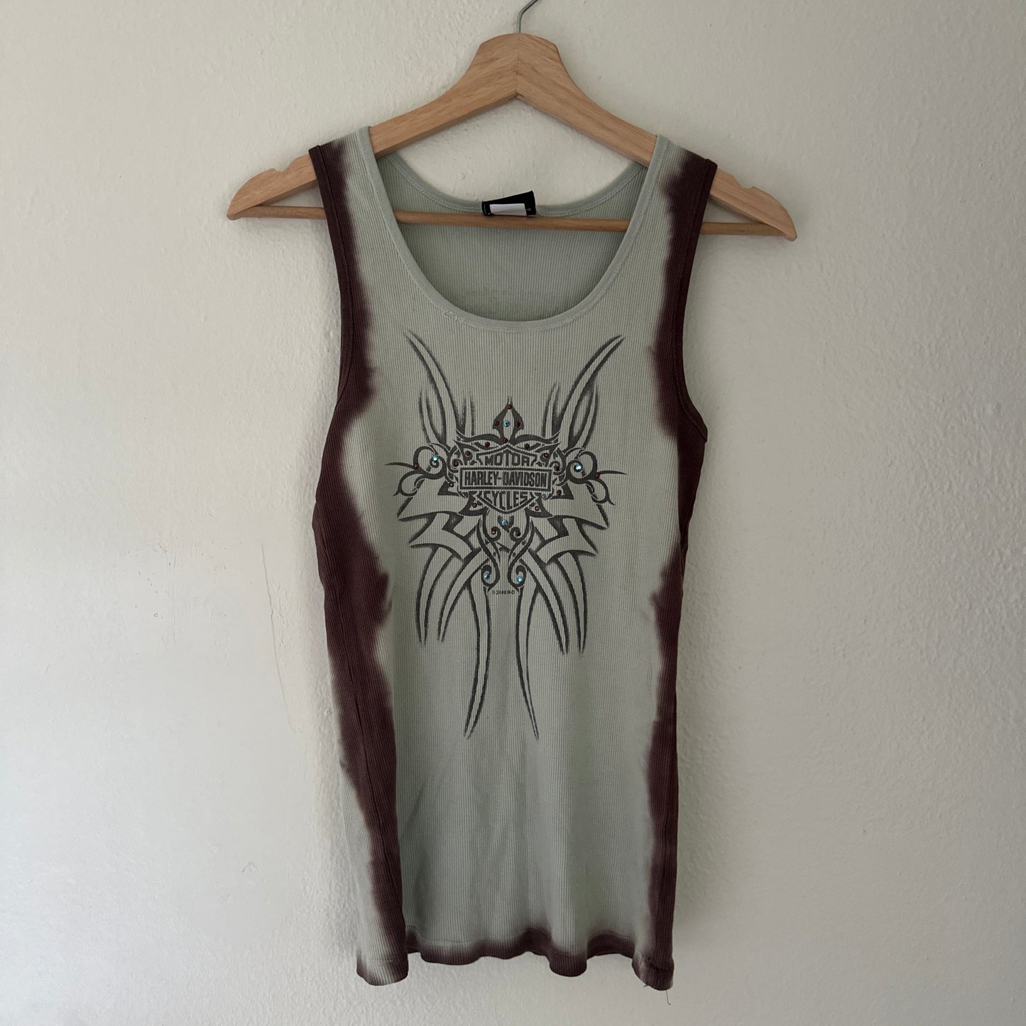 Y2K Women’s Harley Wing Emblem Tank Top Size L