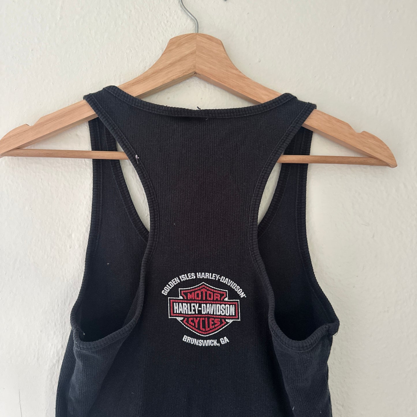 Y2K Women’s Flower Harley Tank Top Size M