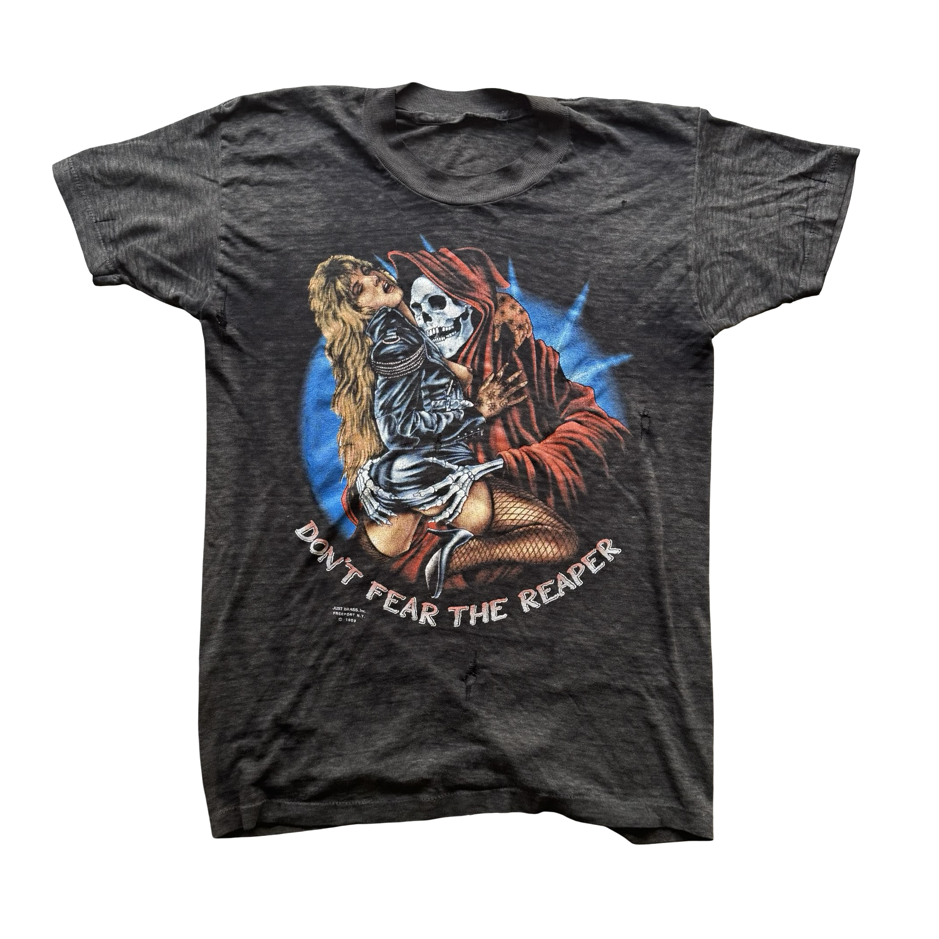80’s Just Brass “Don’t Fear The Reaper” 3D Tee Size L