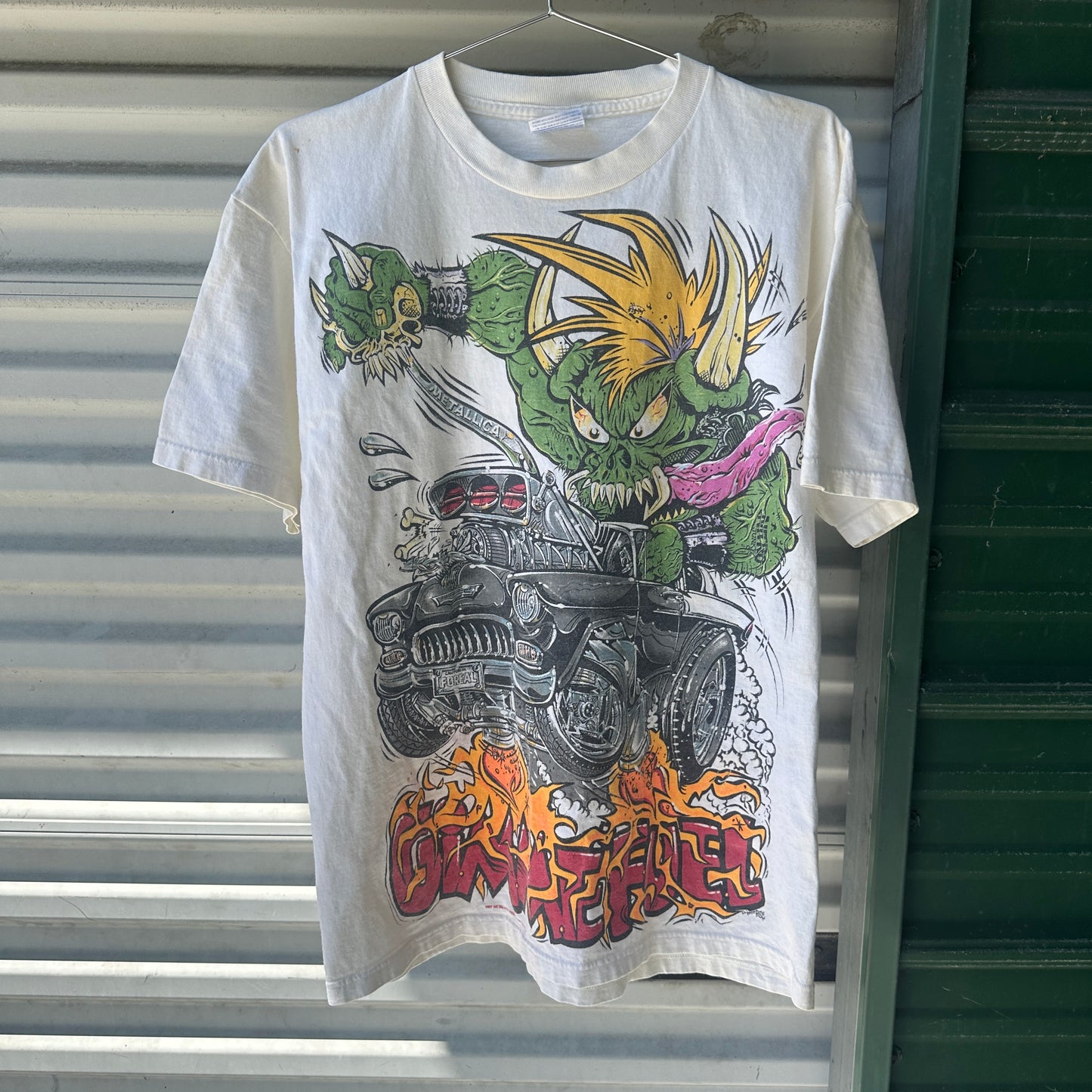 1997 Metallica Ed Roth Gimme Fuel Tour Tee Size L