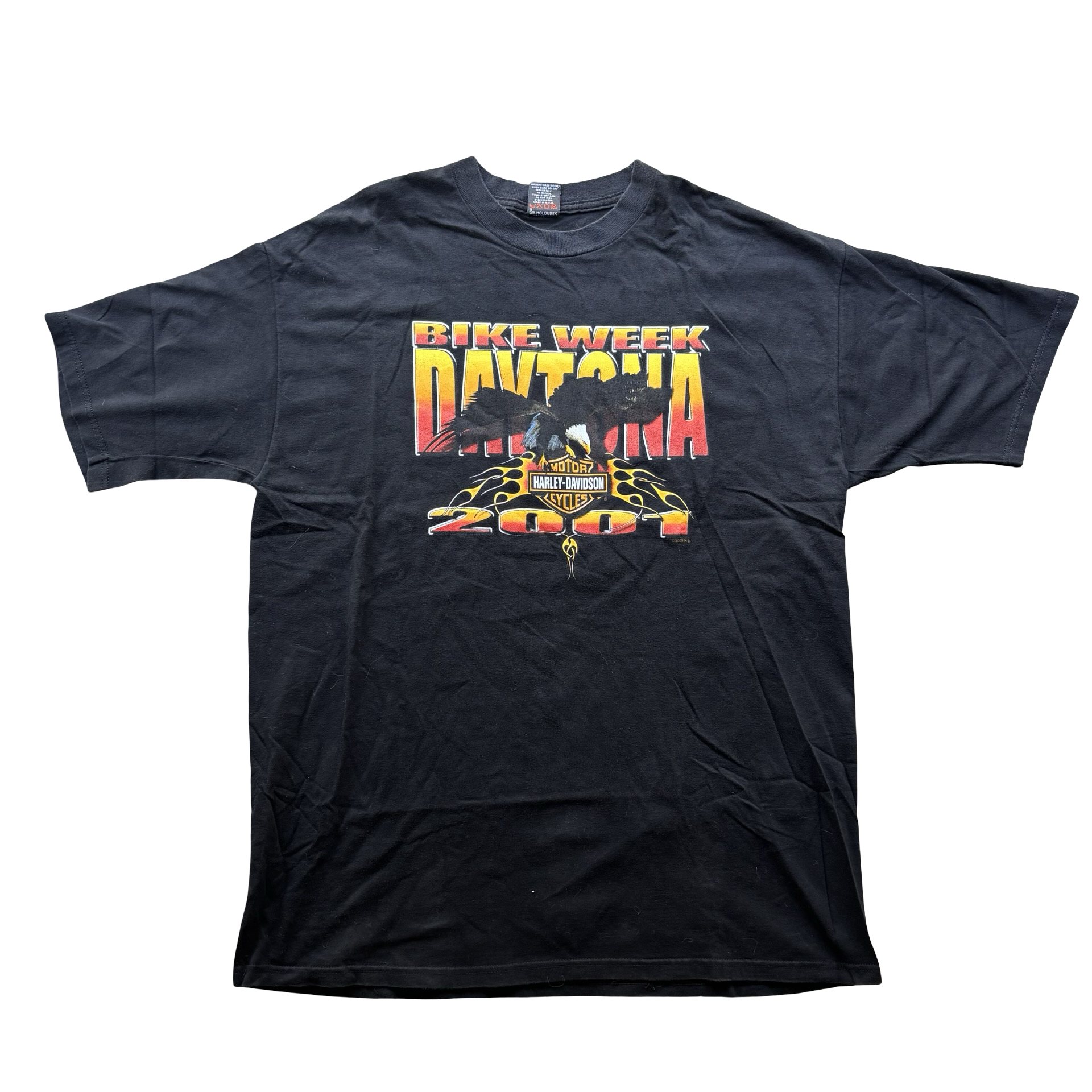 Y2K Flame Eagle Bike Week Daytona Tee Size XXL