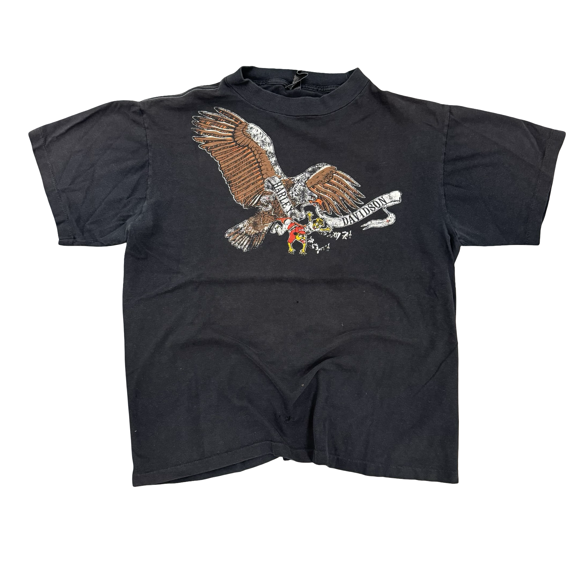 80’s Harley Davidson “Remember Pearl Harbor” Eagle Tee Size XL