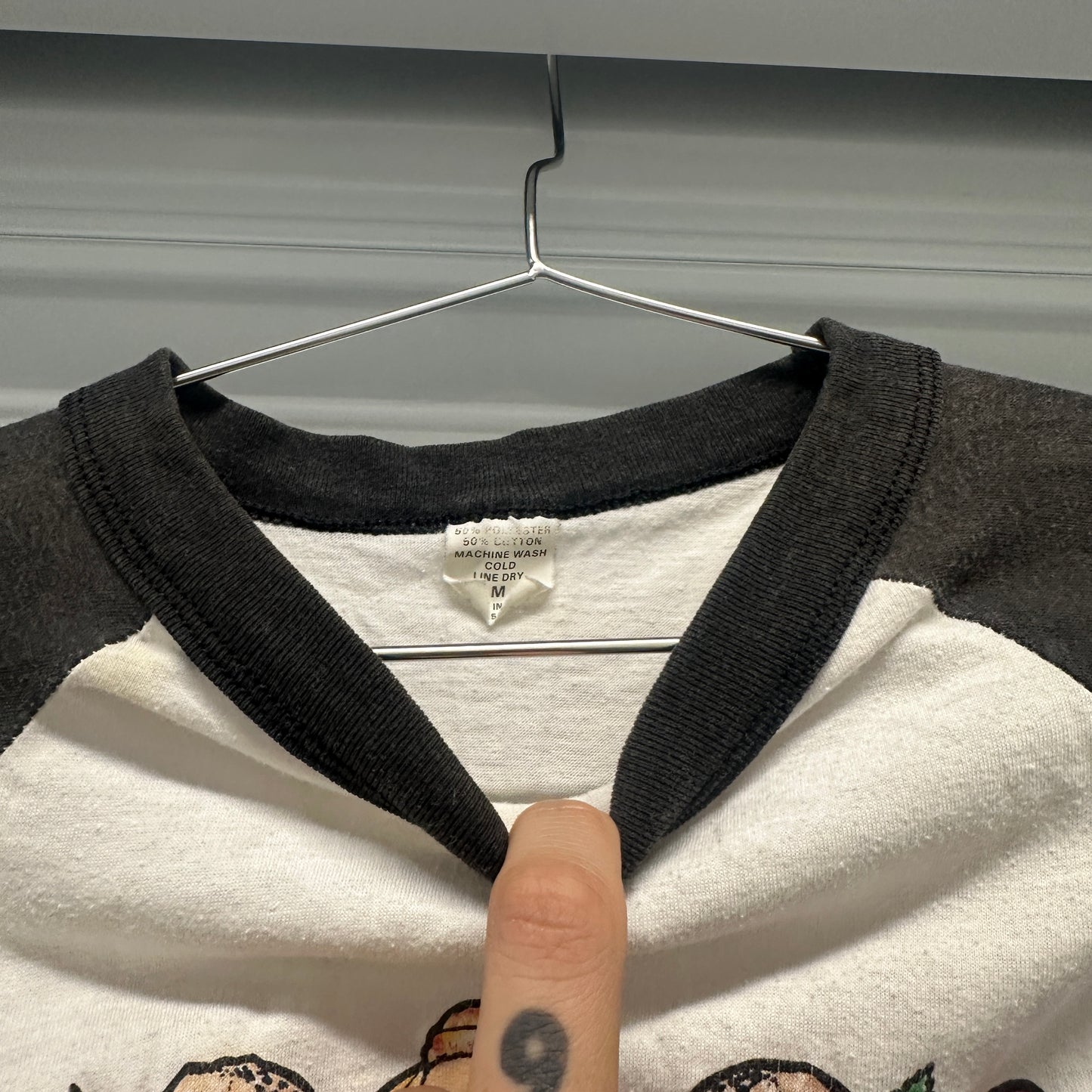 1988 Aerosmith Permanent Vacation Band Tour Raglan Size M
