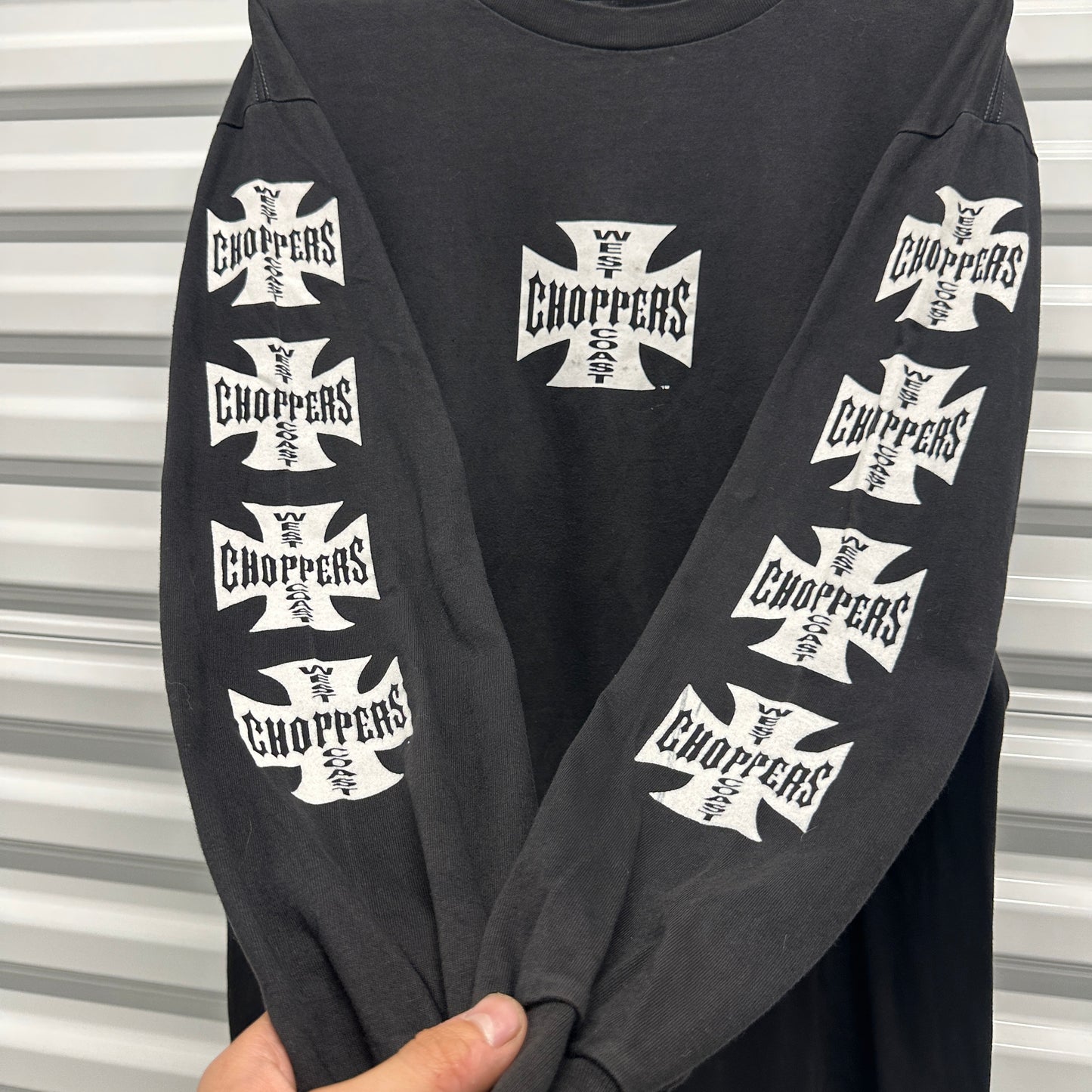 West Coast Choppers Logo Longsleeve Shirt Size L