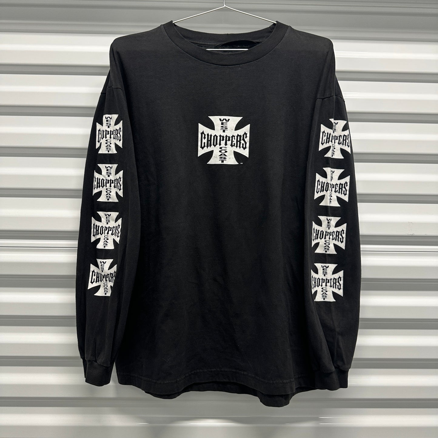 West Coast Choppers Logo Longsleeve Shirt Size L