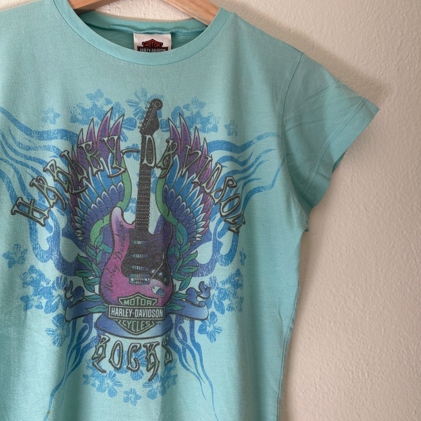 Y2K Women’s Harley Rocks England Tee Size S