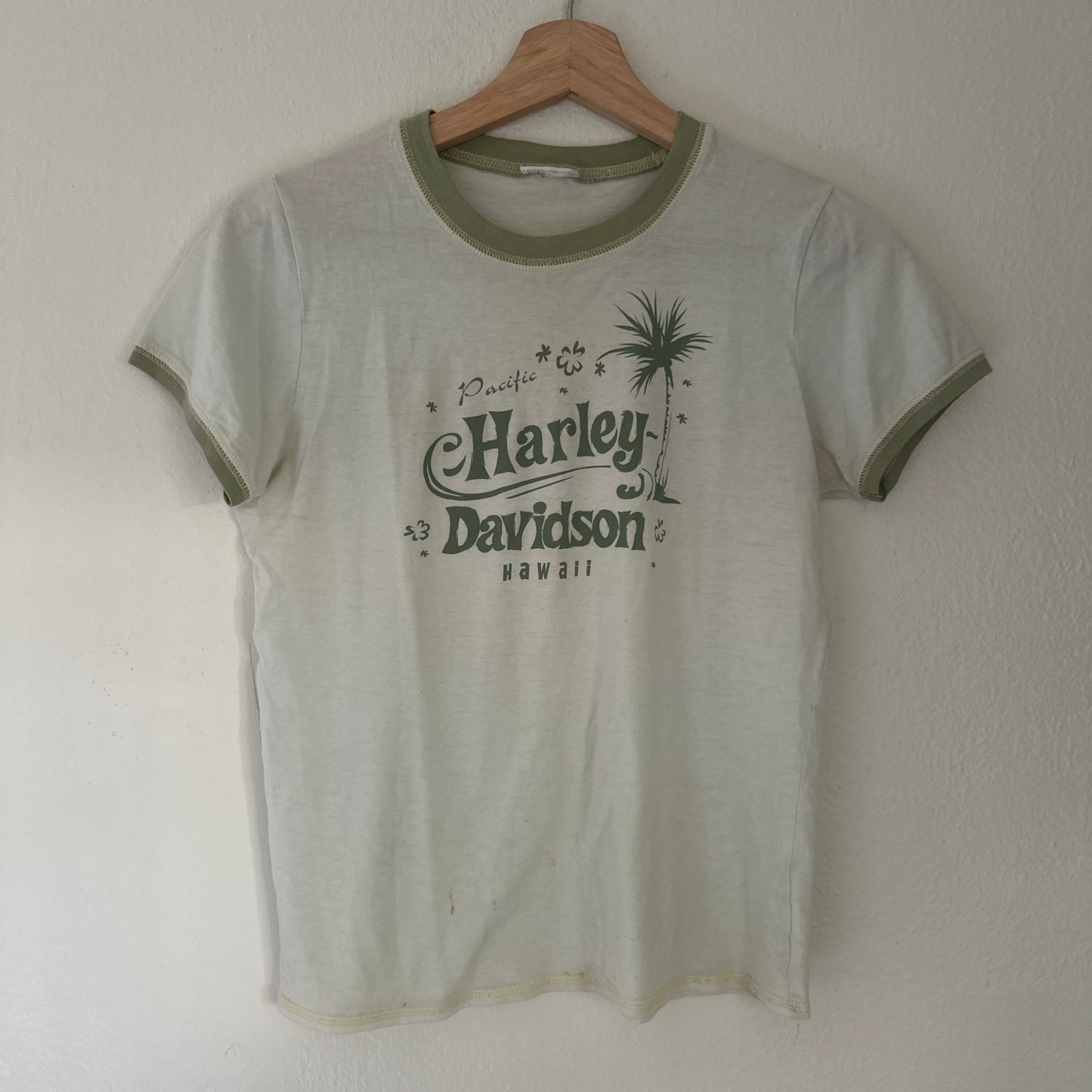 Y2K Women’s Harley Hawaii Ringer Tee Size S