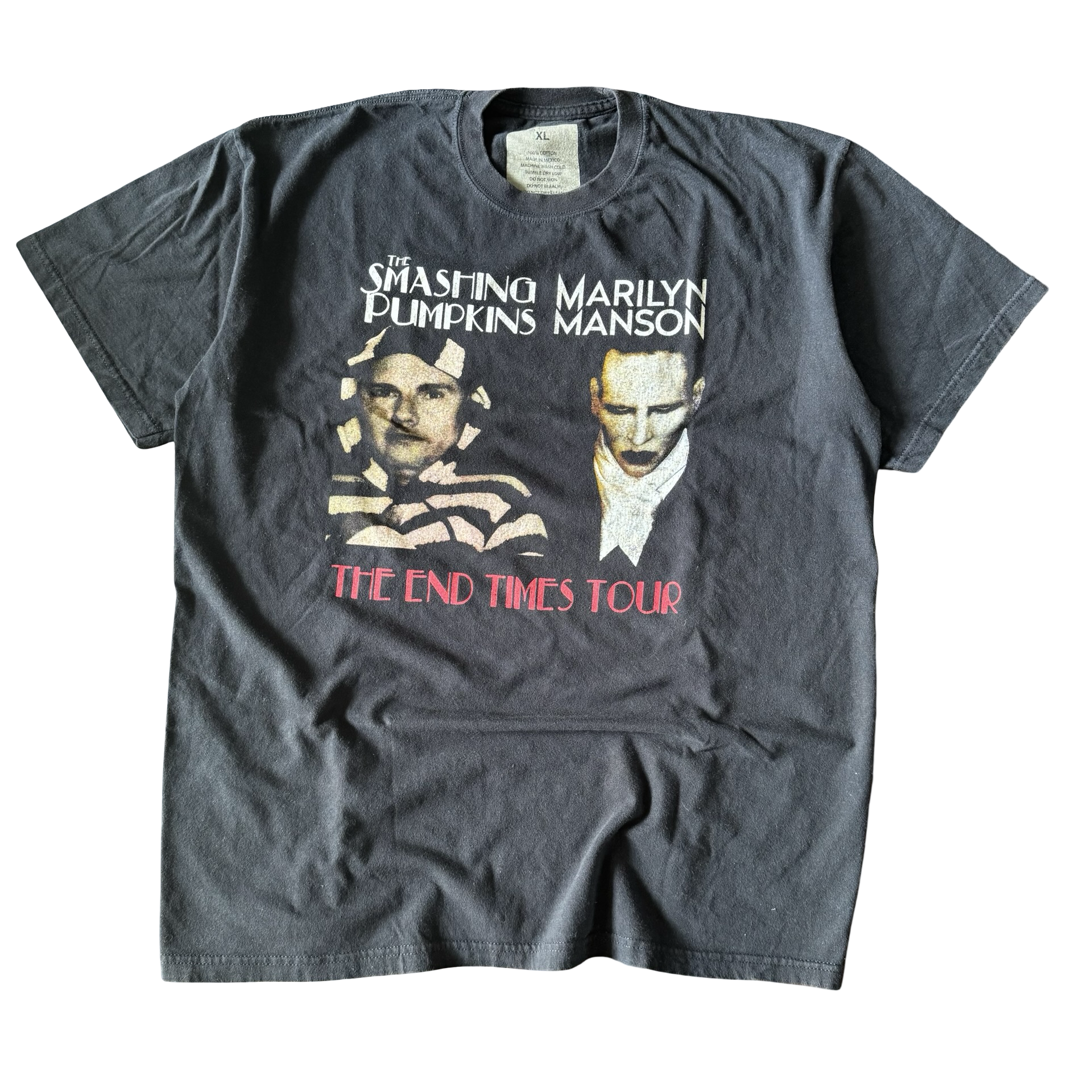 2015 Smashing Pumpkins & Marilyn Manson Tour Tee Size XL