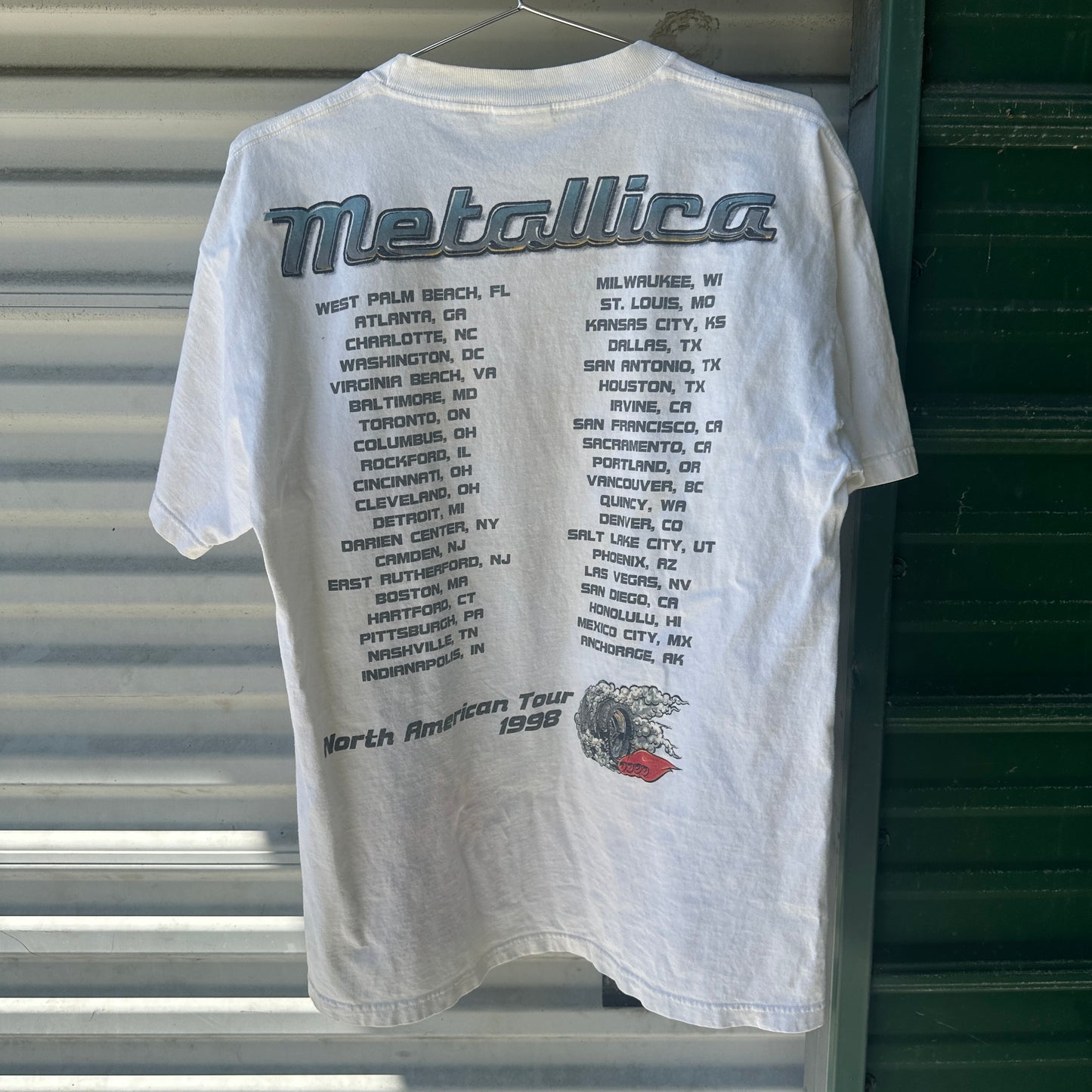1997 Metallica Ed Roth Gimme Fuel Tour Tee Size L