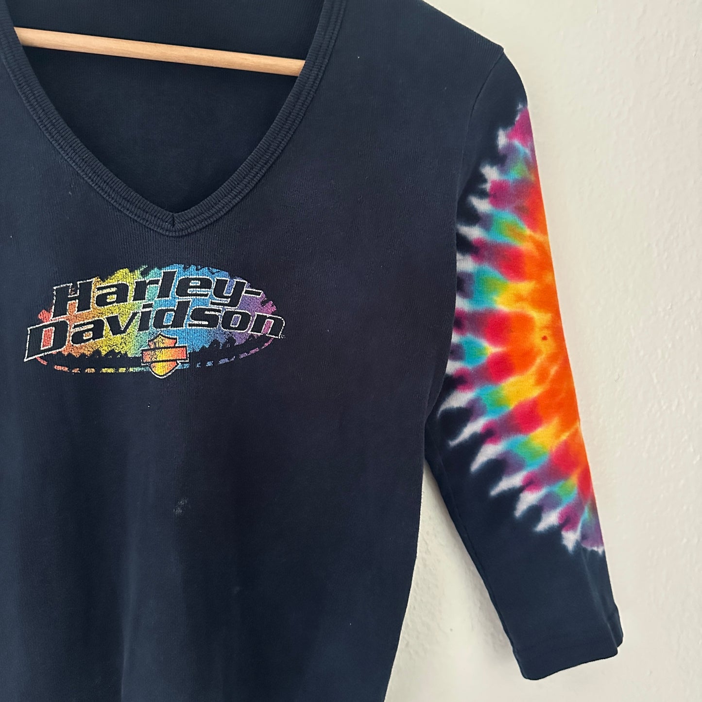 Women’s Harley Tye Dye Longsleeve Shirt Size S