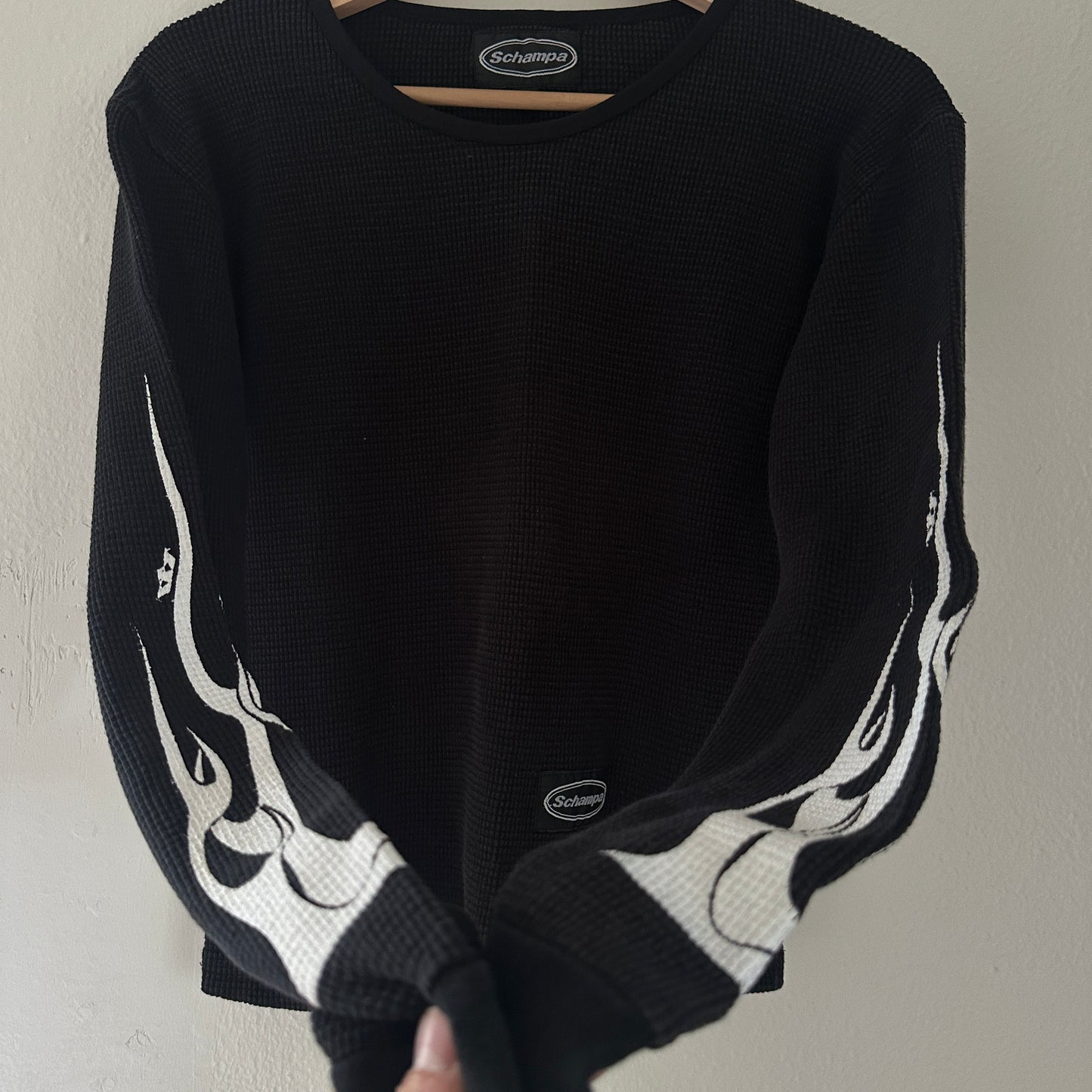 Women’s Biker Flame Longsleeve Thermal Size S