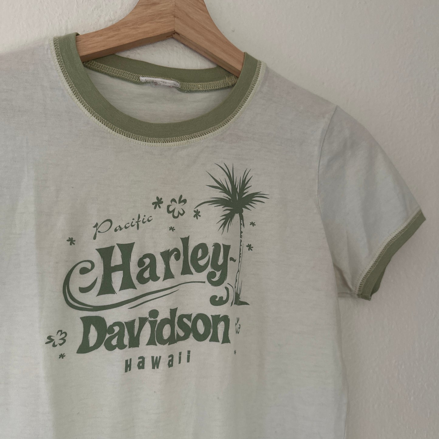 Y2K Women’s Harley Hawaii Ringer Tee Size S