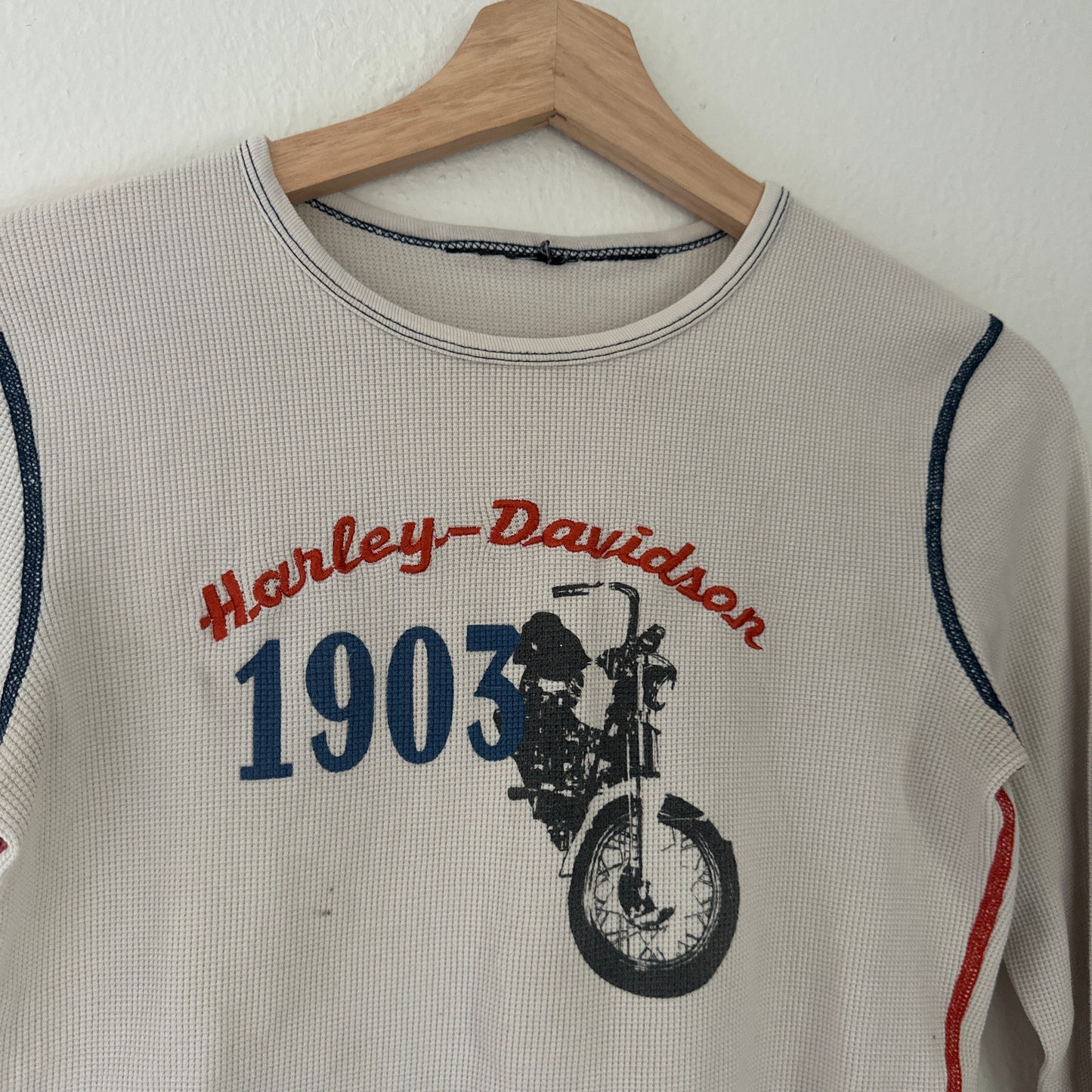 Y2K Women’s Harley 1903 Thermal Longsleeve Shirt Size S