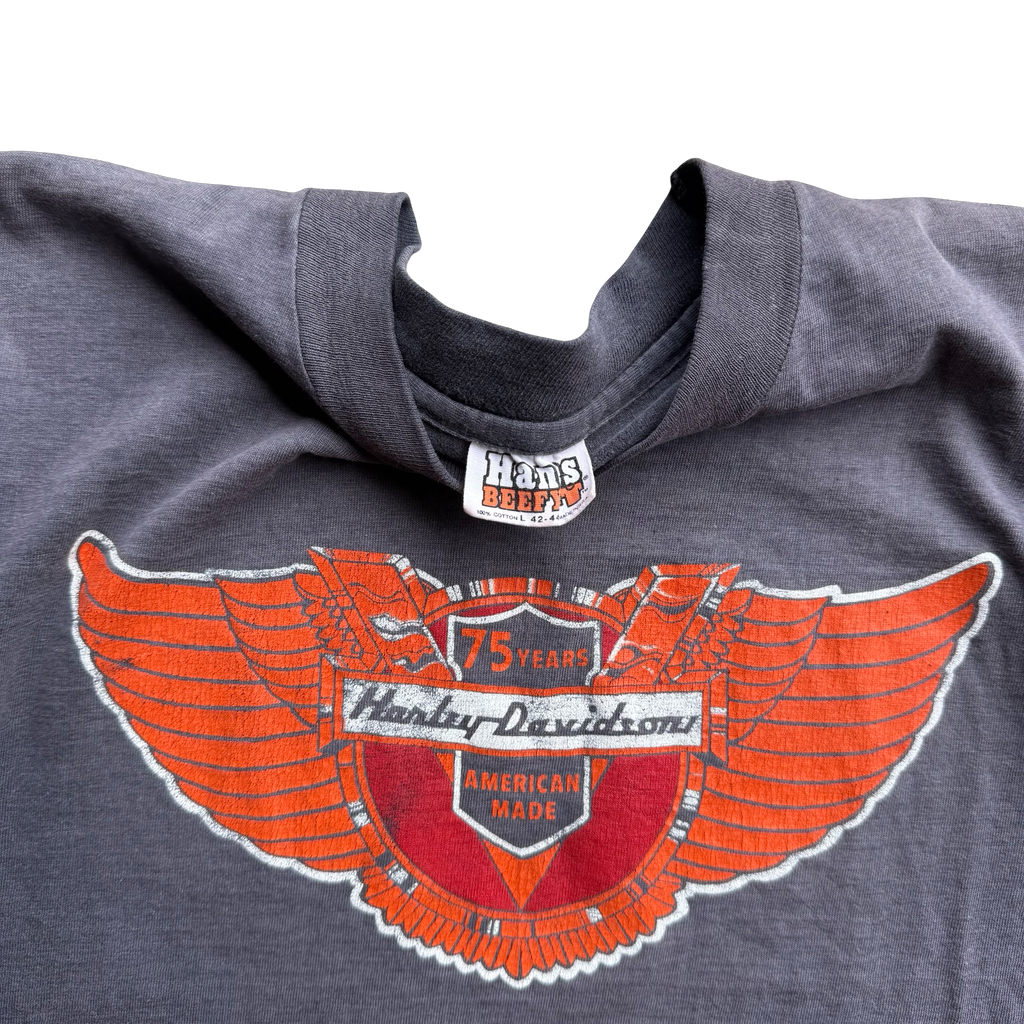 70’s Harley Anniversary Sun Faded Tee Size L