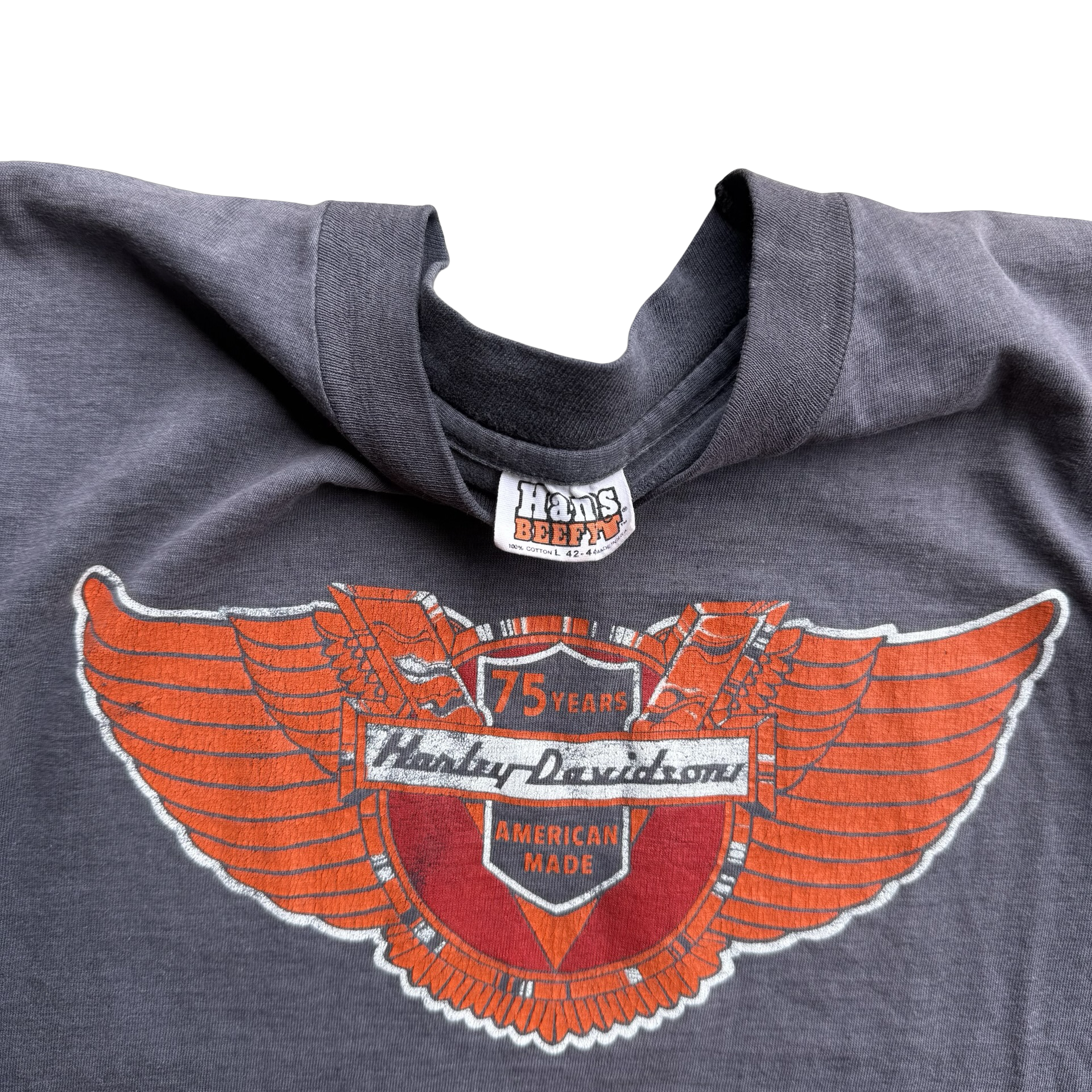 70’s Harley Anniversary Sun Faded Tee Size L