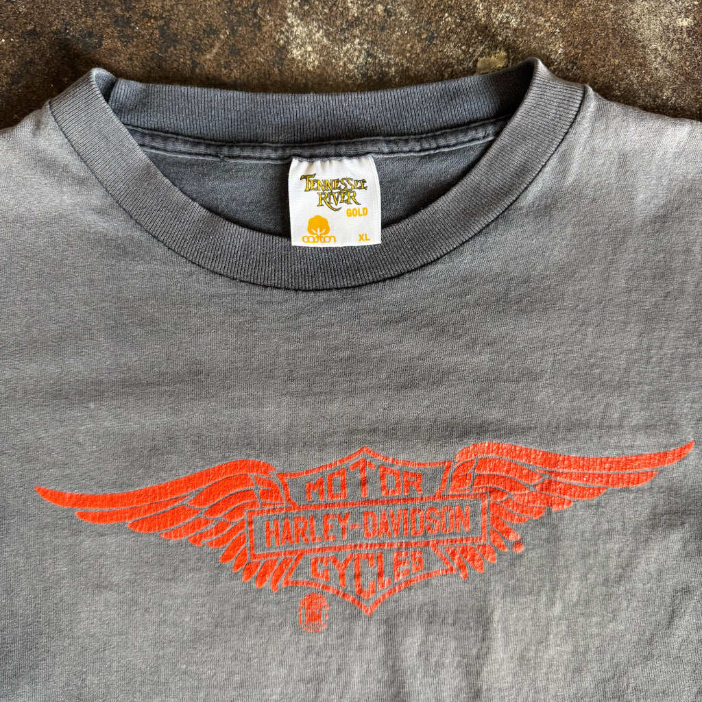 90’s Harley Sun Faded Wings Tee (XL)