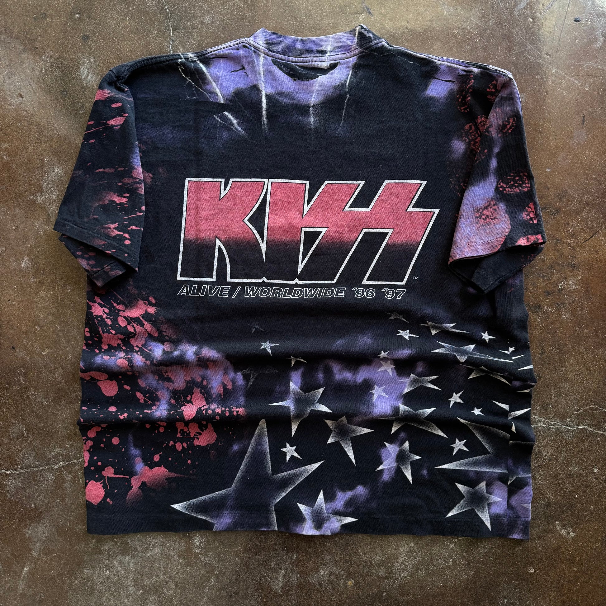 90’s Kiss Alive Worldwide Tour AOP Tee (XL)