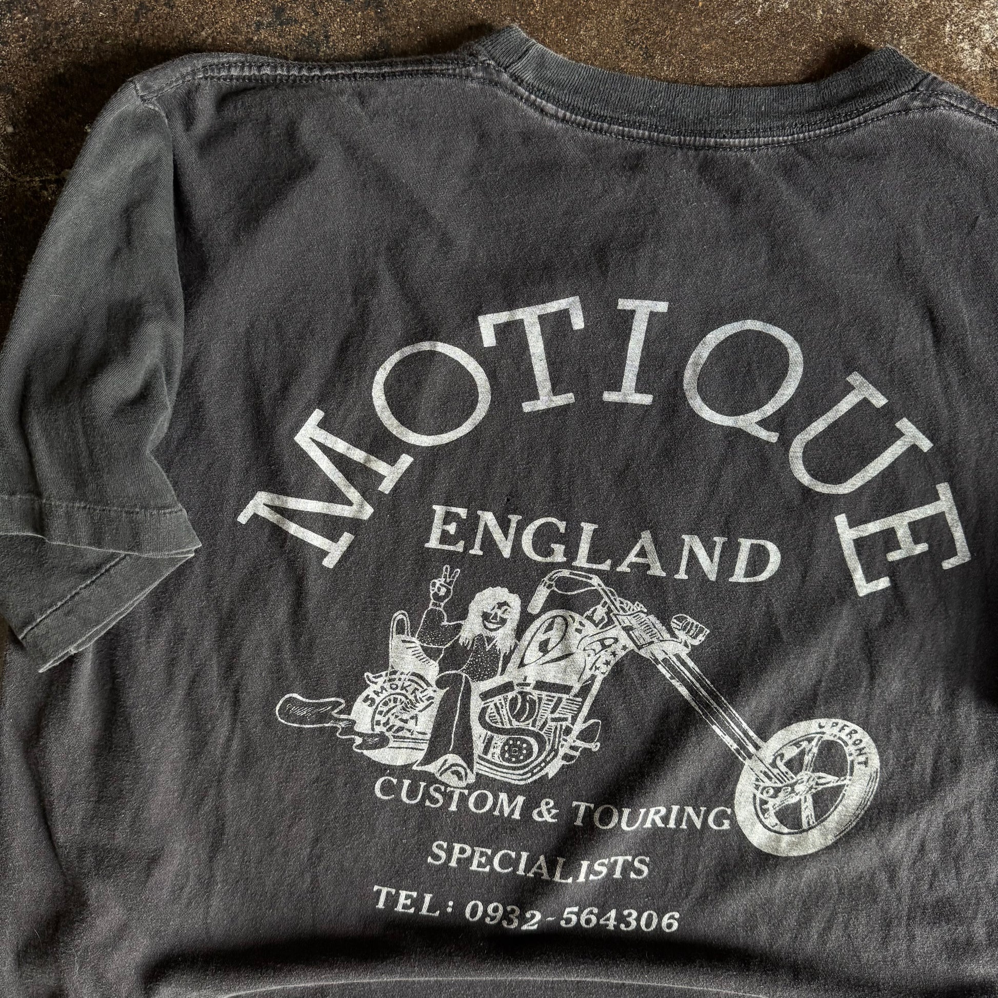 80’s Ride Hard Die Free England Skull Tee (XL)