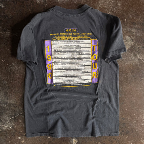 80’s AMRA Harley Racing Chrome Tee (L)