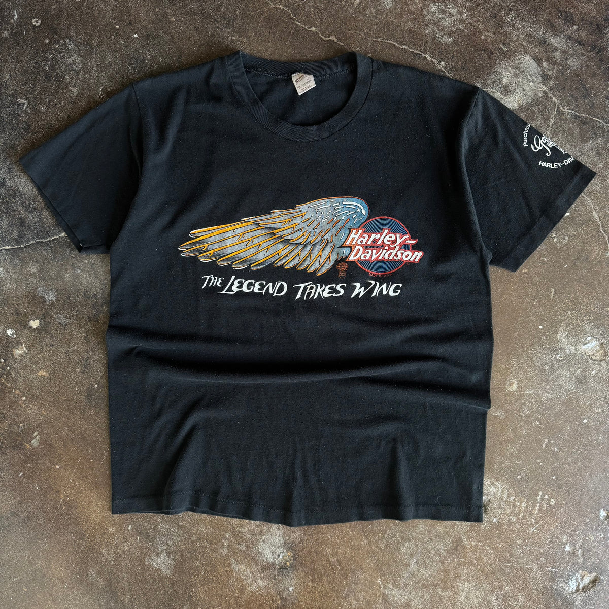 80’s Harley Legend Takes Wing Tee (L)