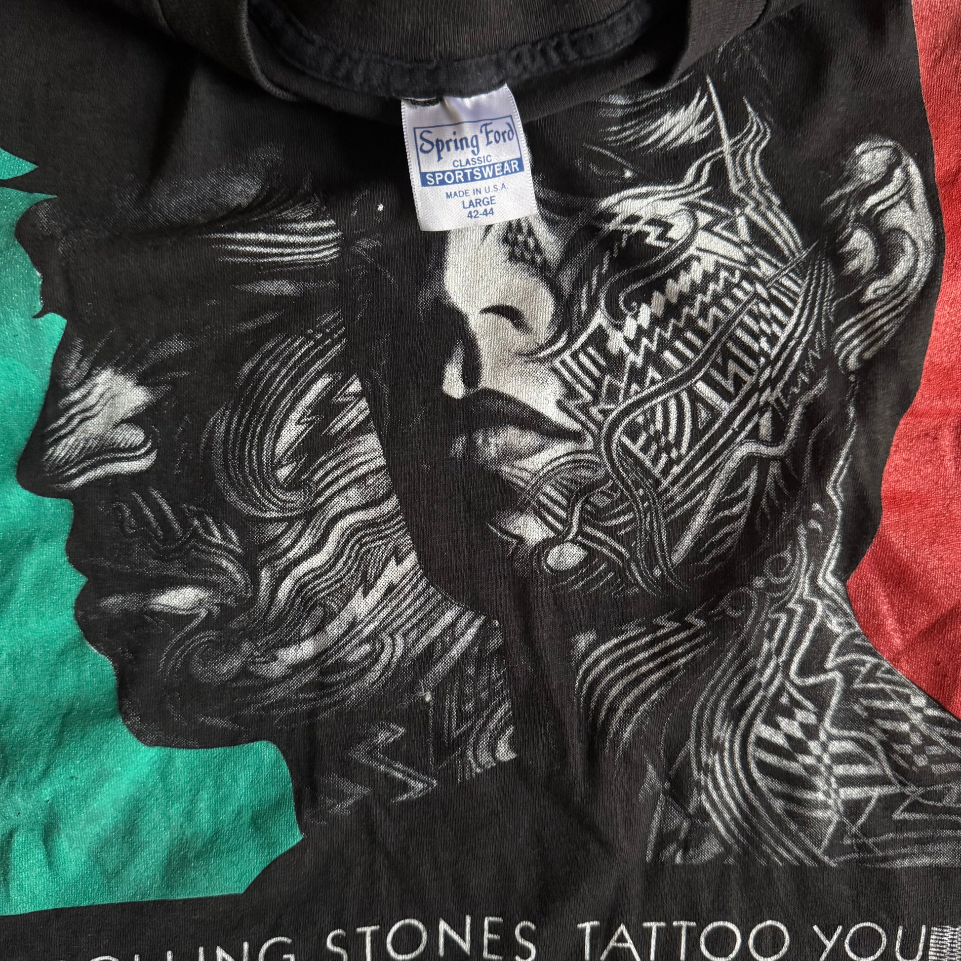 ‘89 Rolling Stones “Tattoo You” Tee (L)