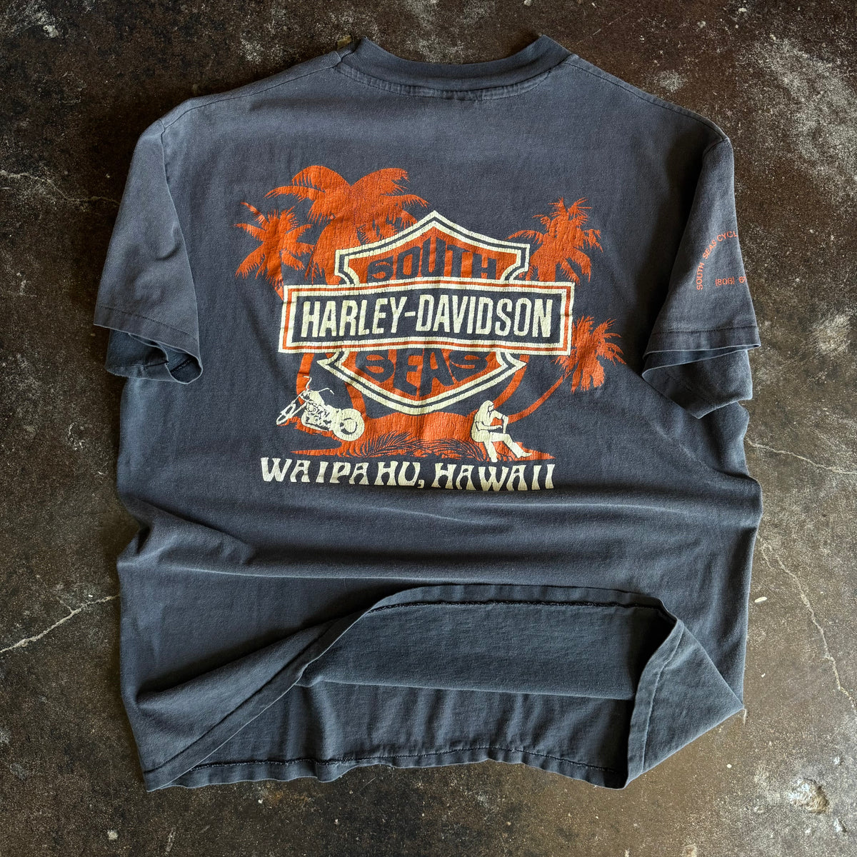 80’s Harley Hawaii Sun Faded Tee (XL)