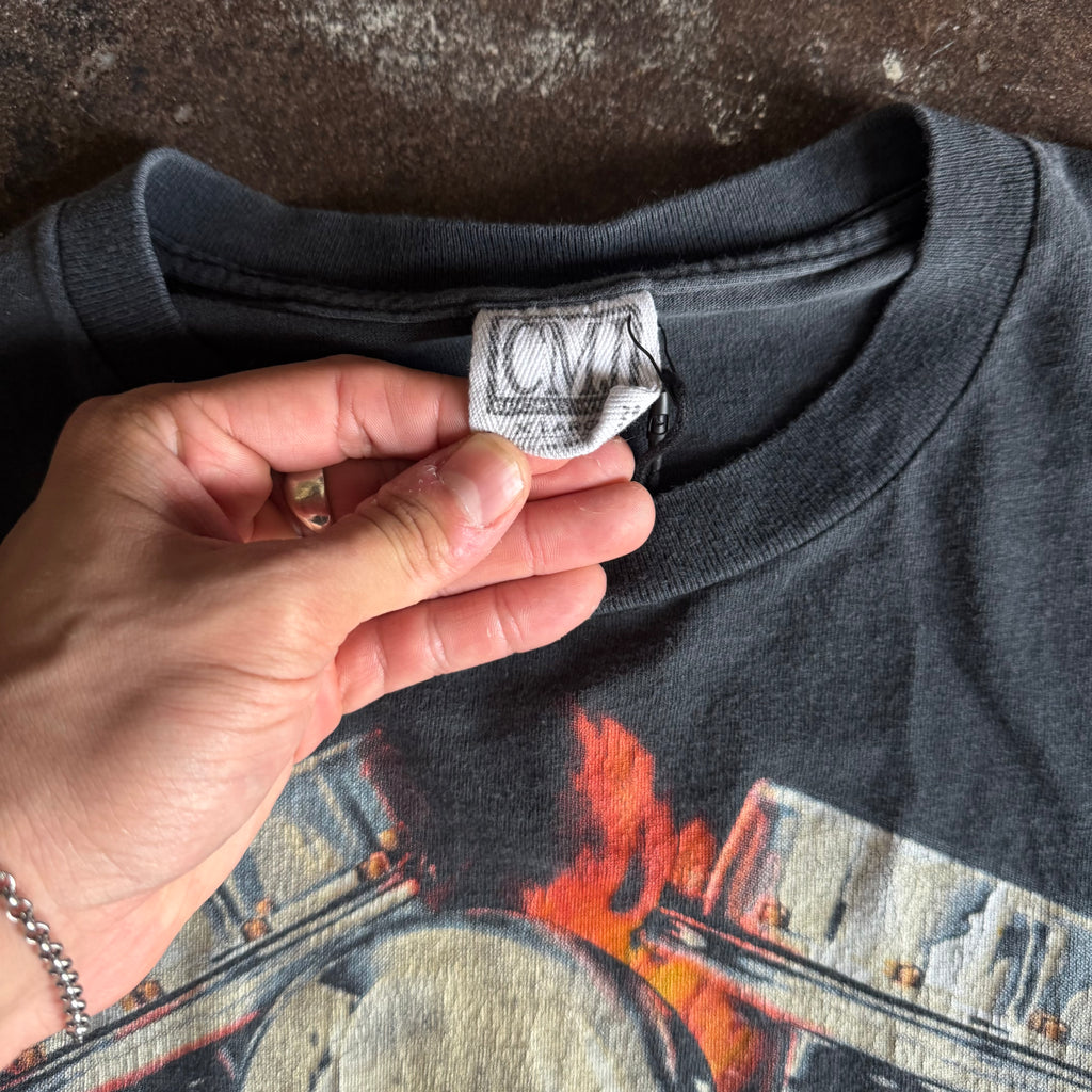 90’s Panhead Flaming Engine Biker Tee (XL)