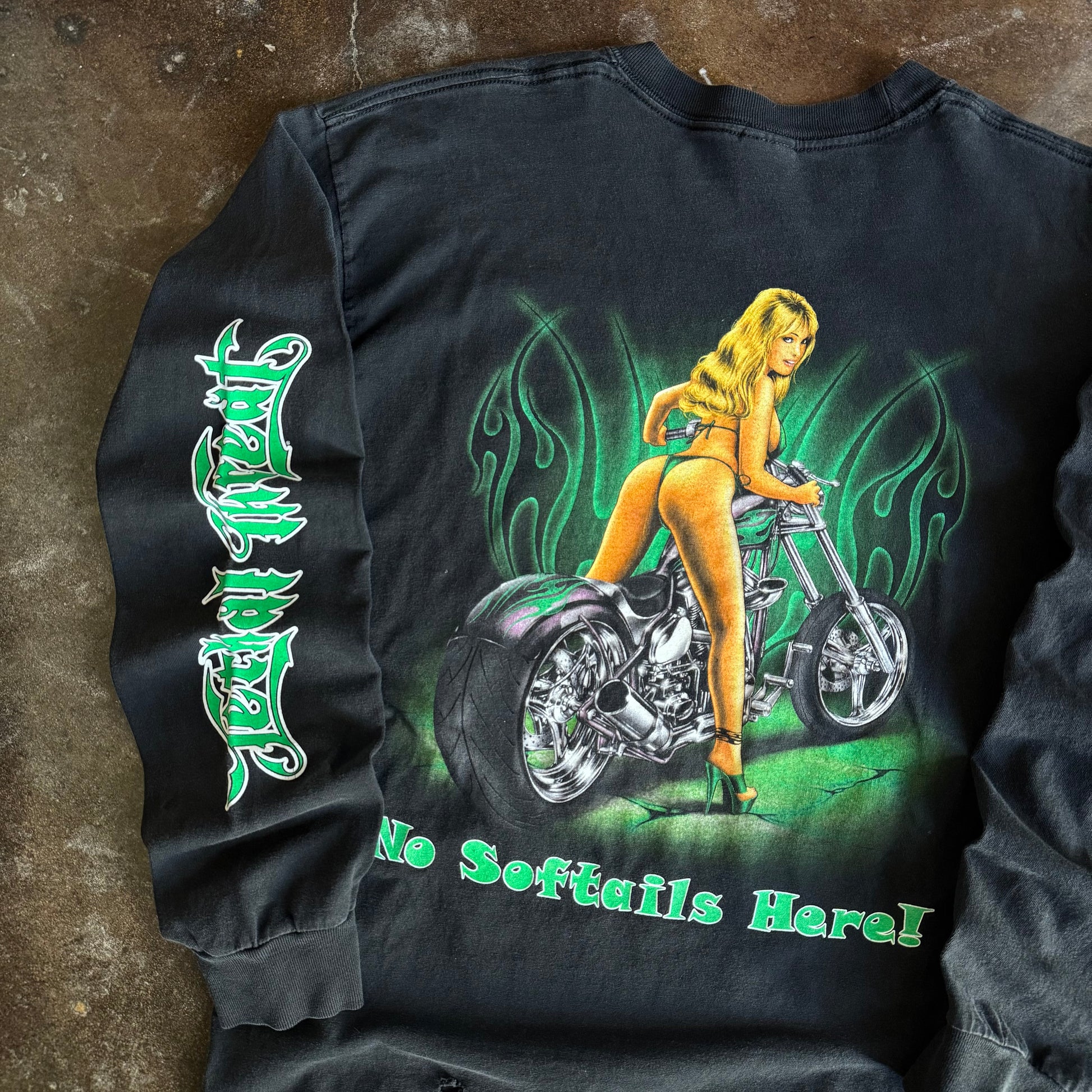 Y2K Lethal Threat Milf Biker Longsleeve (L)