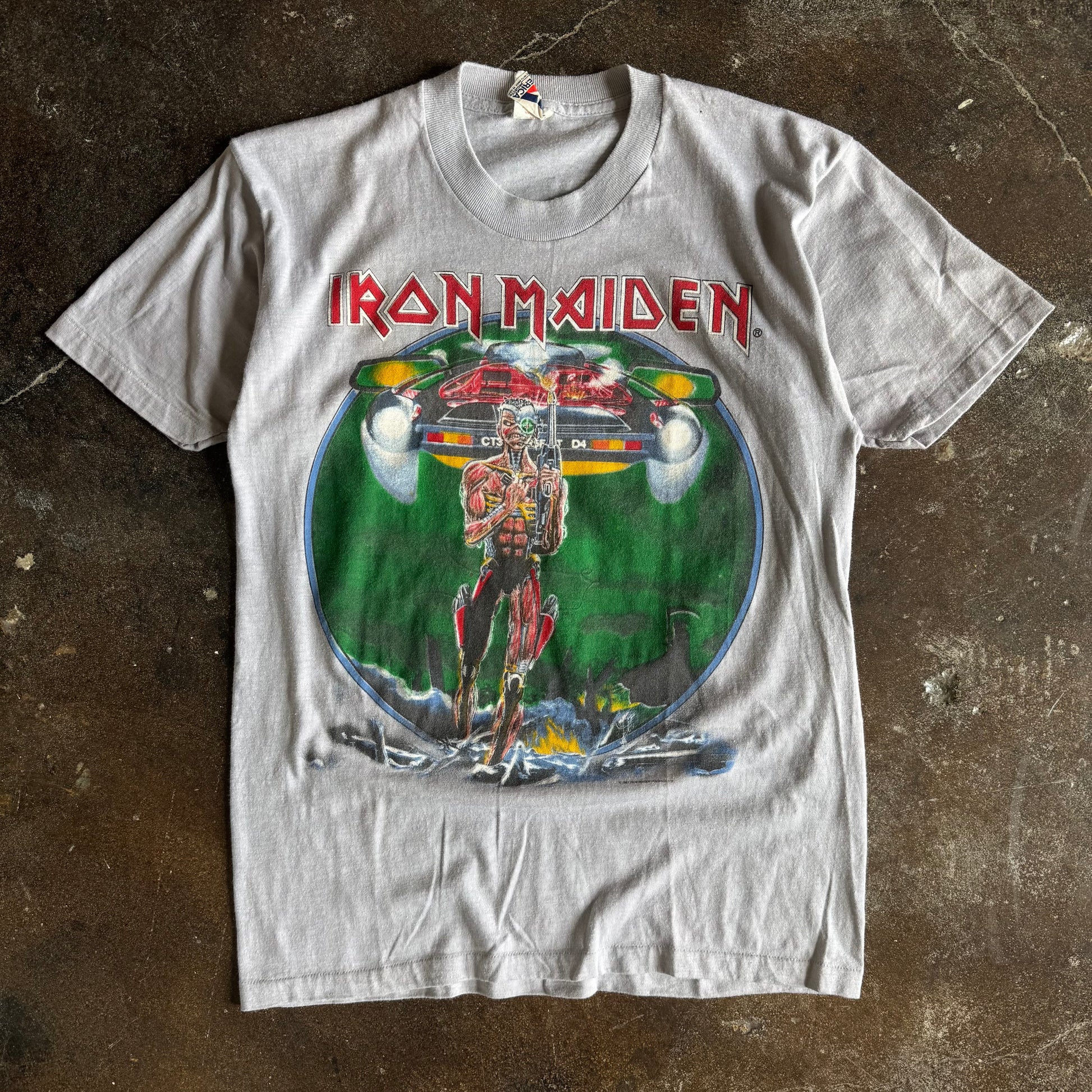 80’s Iron Maiden Eddie Lives Band Tour Tee (M)