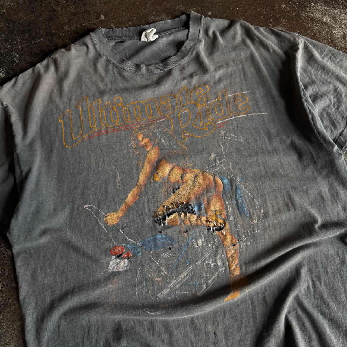 90’s Ultimate Ride Thrashed and Faded Tee (2XL)