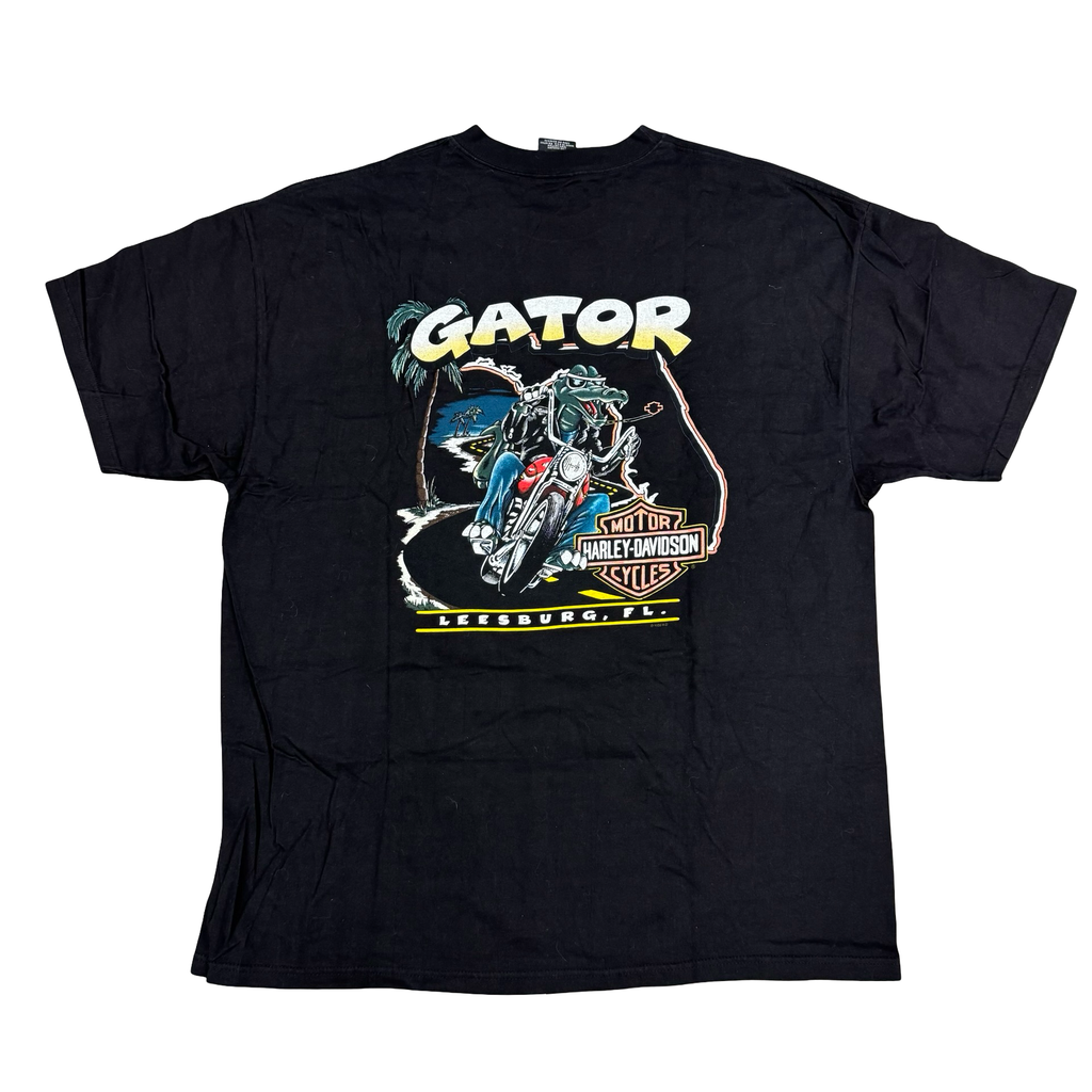 90’s Harley Wild & Free Gator Dealer Tee Size XXL