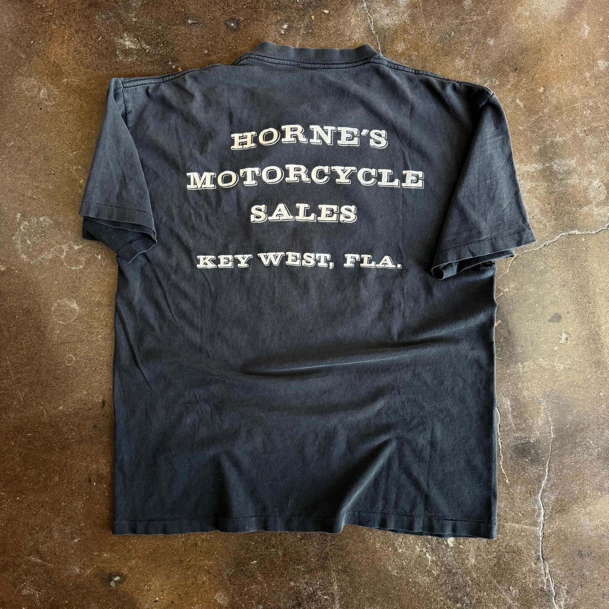 80’s Harley Specialist Eagle Tee Key West (L)