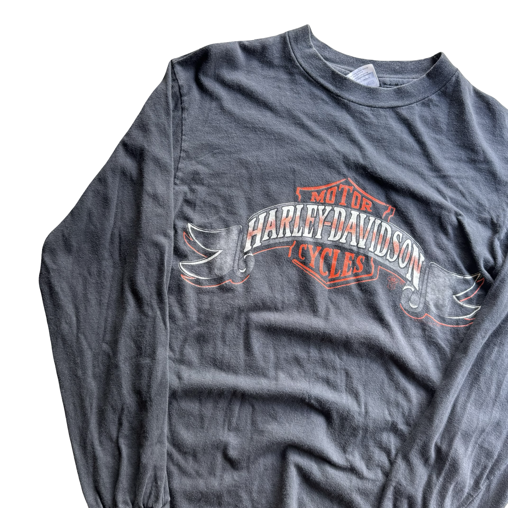 80’s Harley Cycle Den Longsleeve Tee Size M