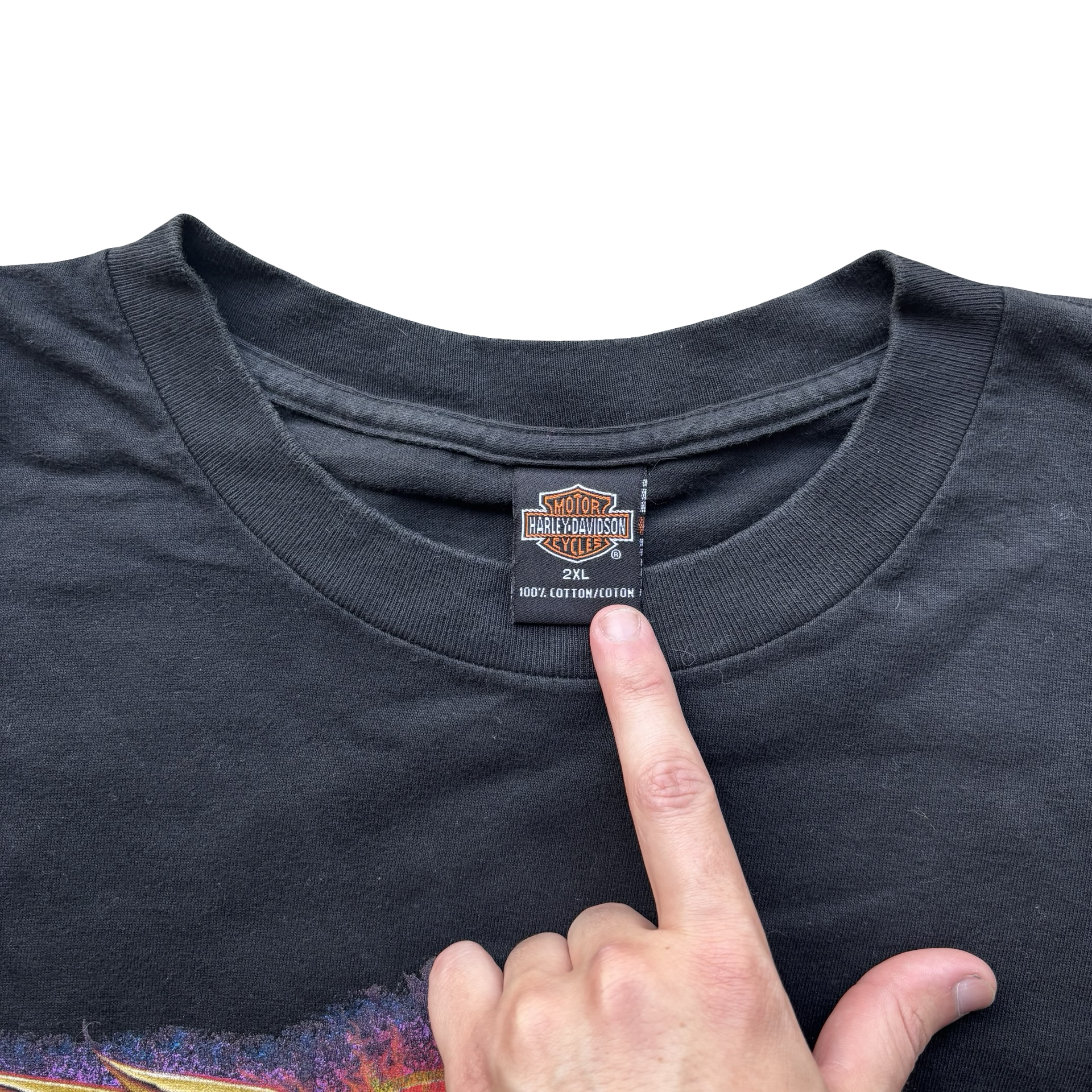 90’s Harley Flame USA Emblem Tee Size XXL