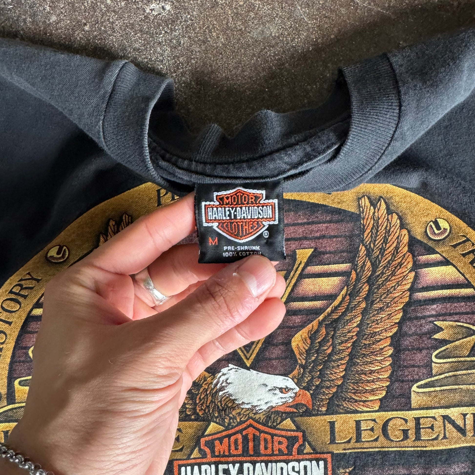 90’s Harley “Live the Legend” Eagle Cali Tee (M)