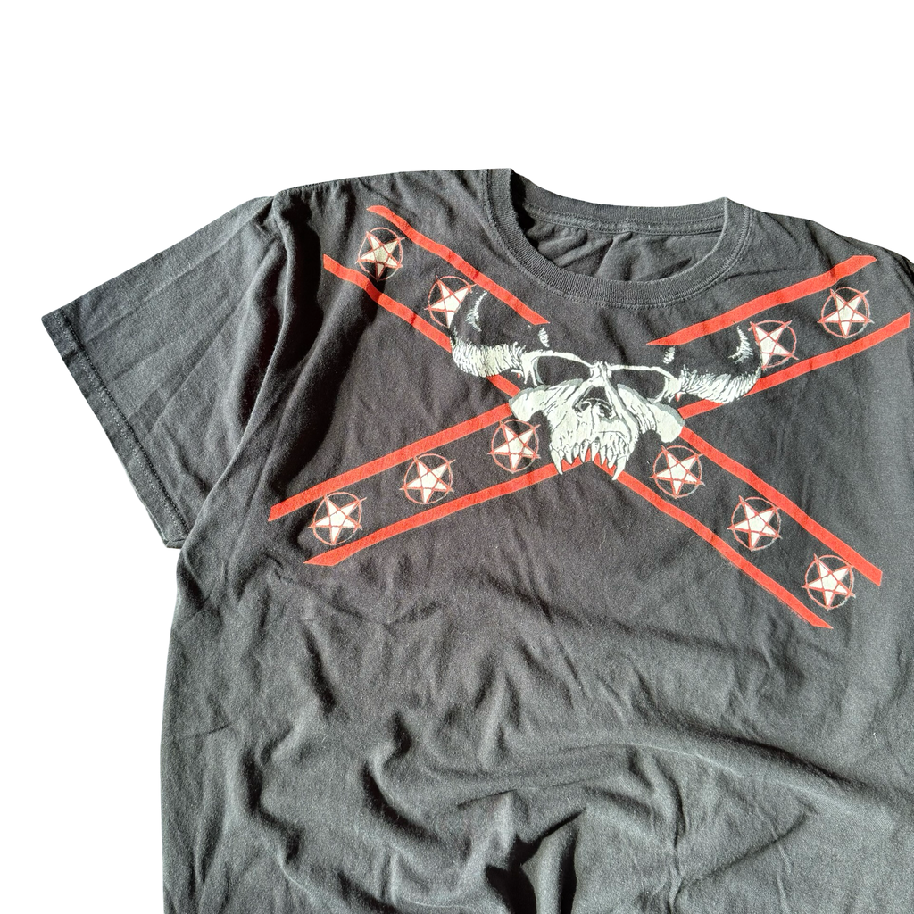 Y2K Danzig Flag Band Tour Tee Size XL
