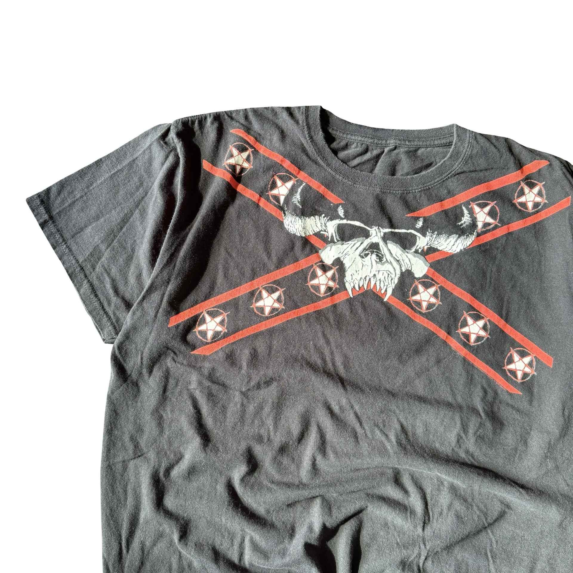 Y2K Danzig Flag Band Tour Tee Size XL