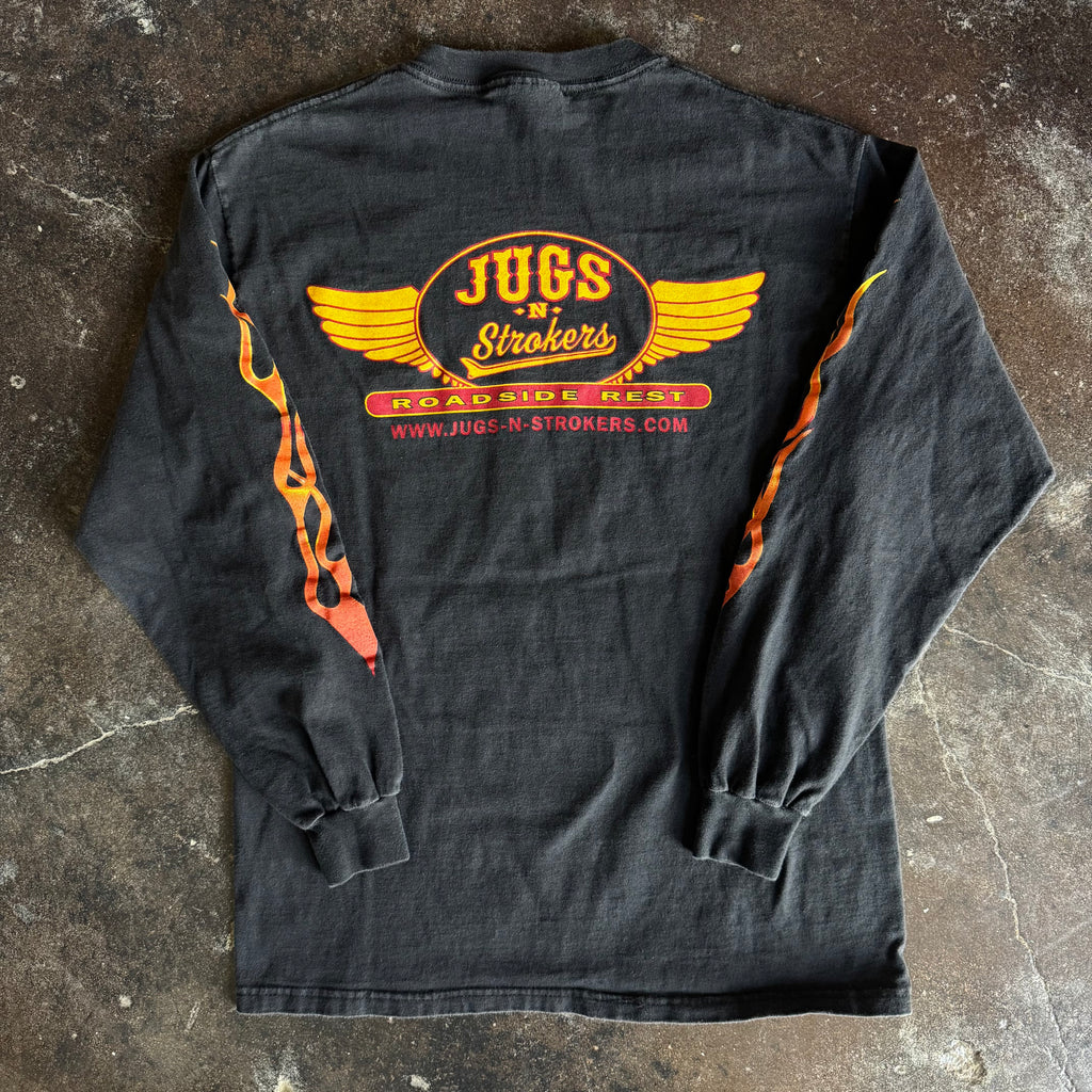 90’s Jugs N Strokers Biker Flame Longsleeve (M/L)