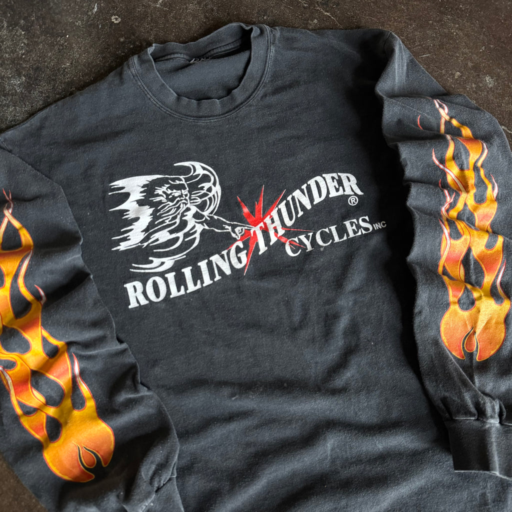 90's Rolling Thunder NY Flame Longsleeve (L)
