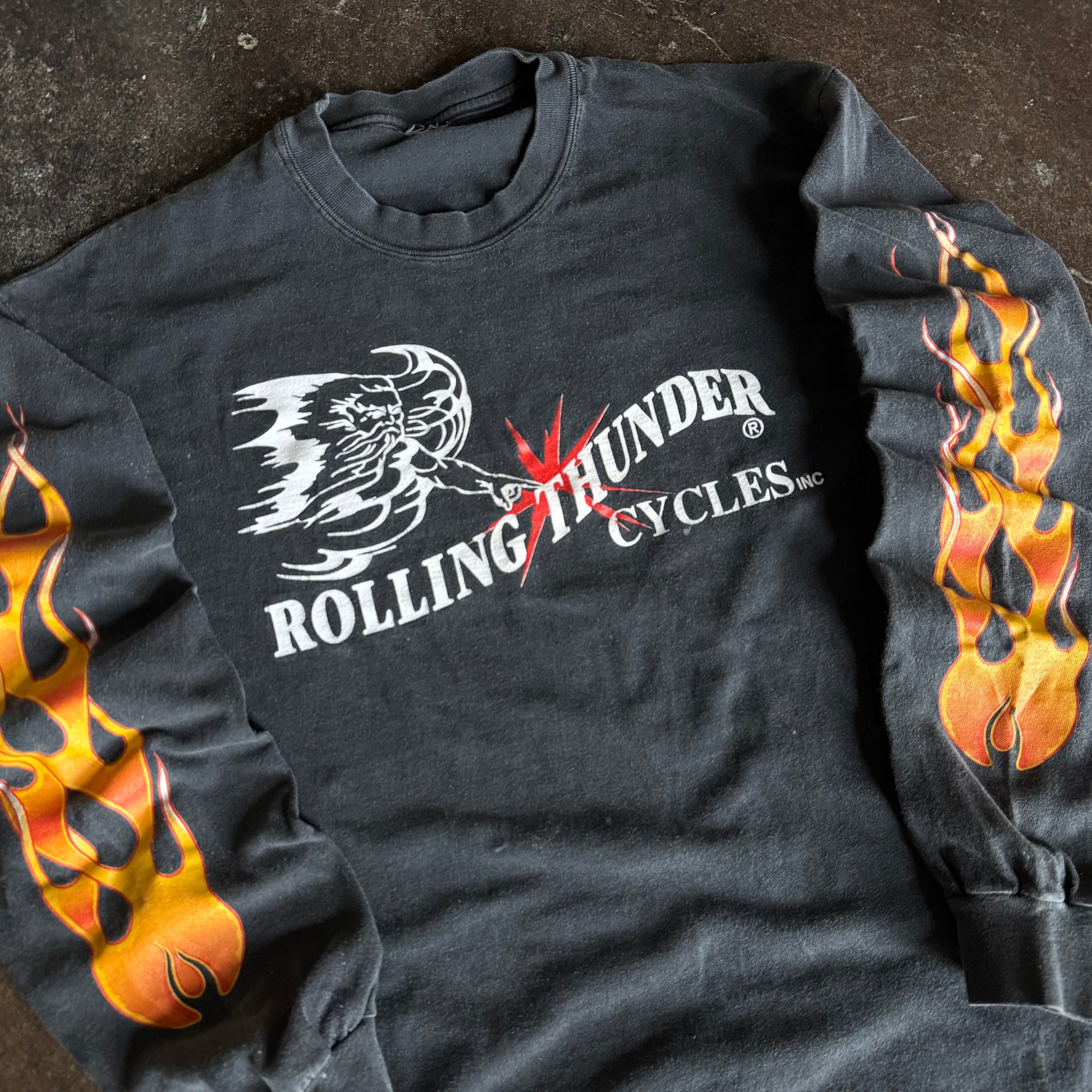 90's Rolling Thunder NY Flame Longsleeve (L)