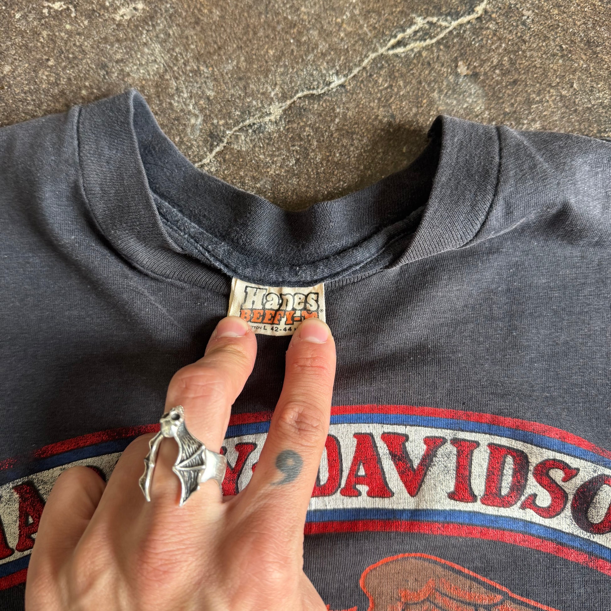 80’s Harley Established Eagle New York Tee (L)