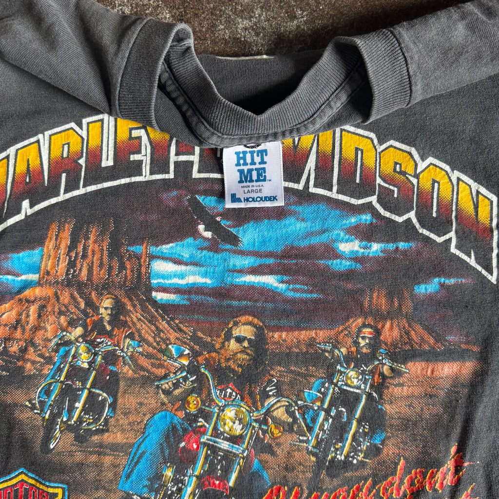 80’s Harley Make Dust / Eat Dust Tee (L)