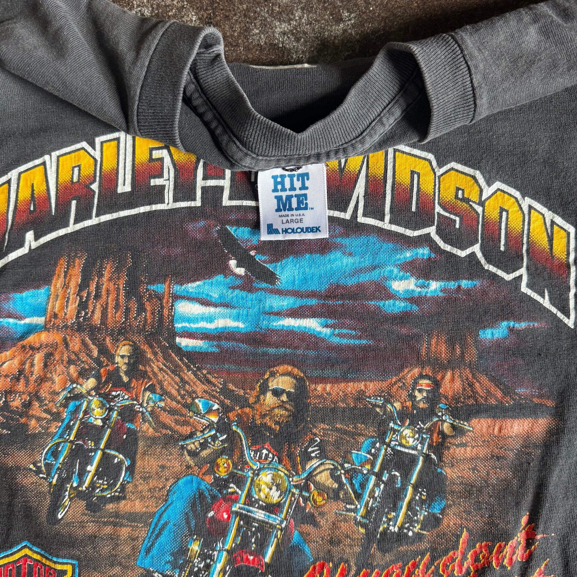 80’s Harley Make Dust / Eat Dust Tee (L)