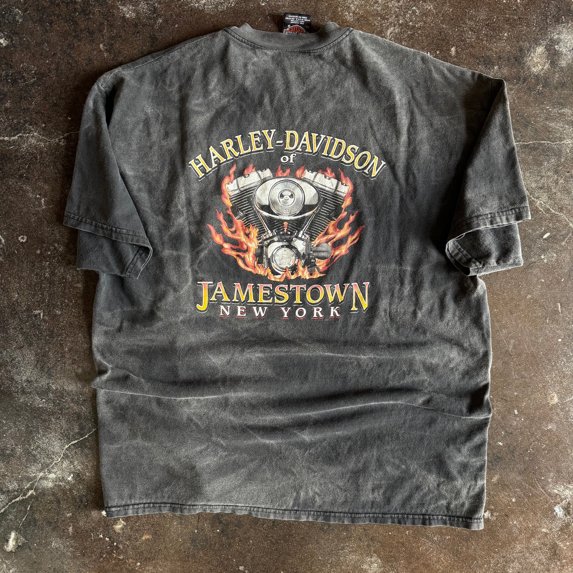90’s Harley Street Tough Sun Faded Barbwire Tee (XL)