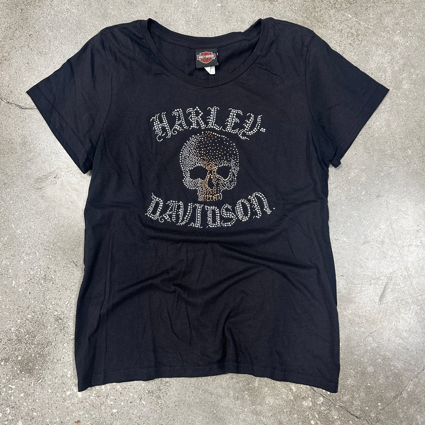 Harley Bling Skull Women’s Tank Top Tee