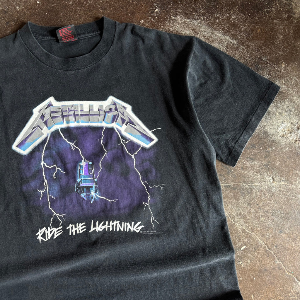 ‘89 Metallica Ride The Lightning Band Tee (XL)