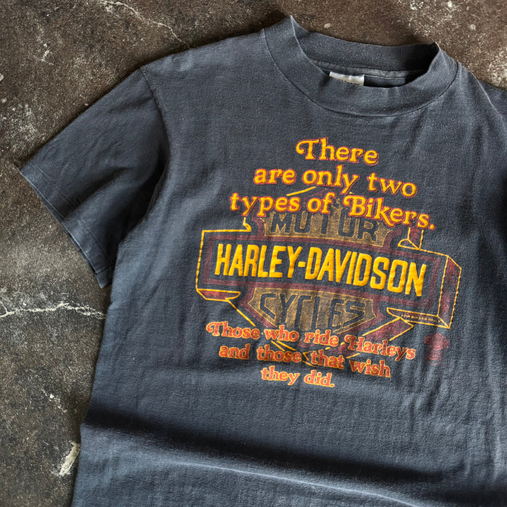 80’s Harley “Two Types of Bikers” Tee (M/L)