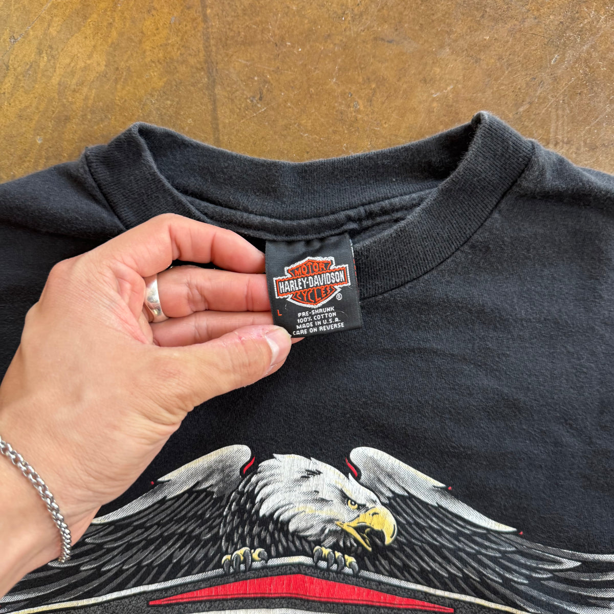 90’s Harley Eagle Emblem NC Tee (L)