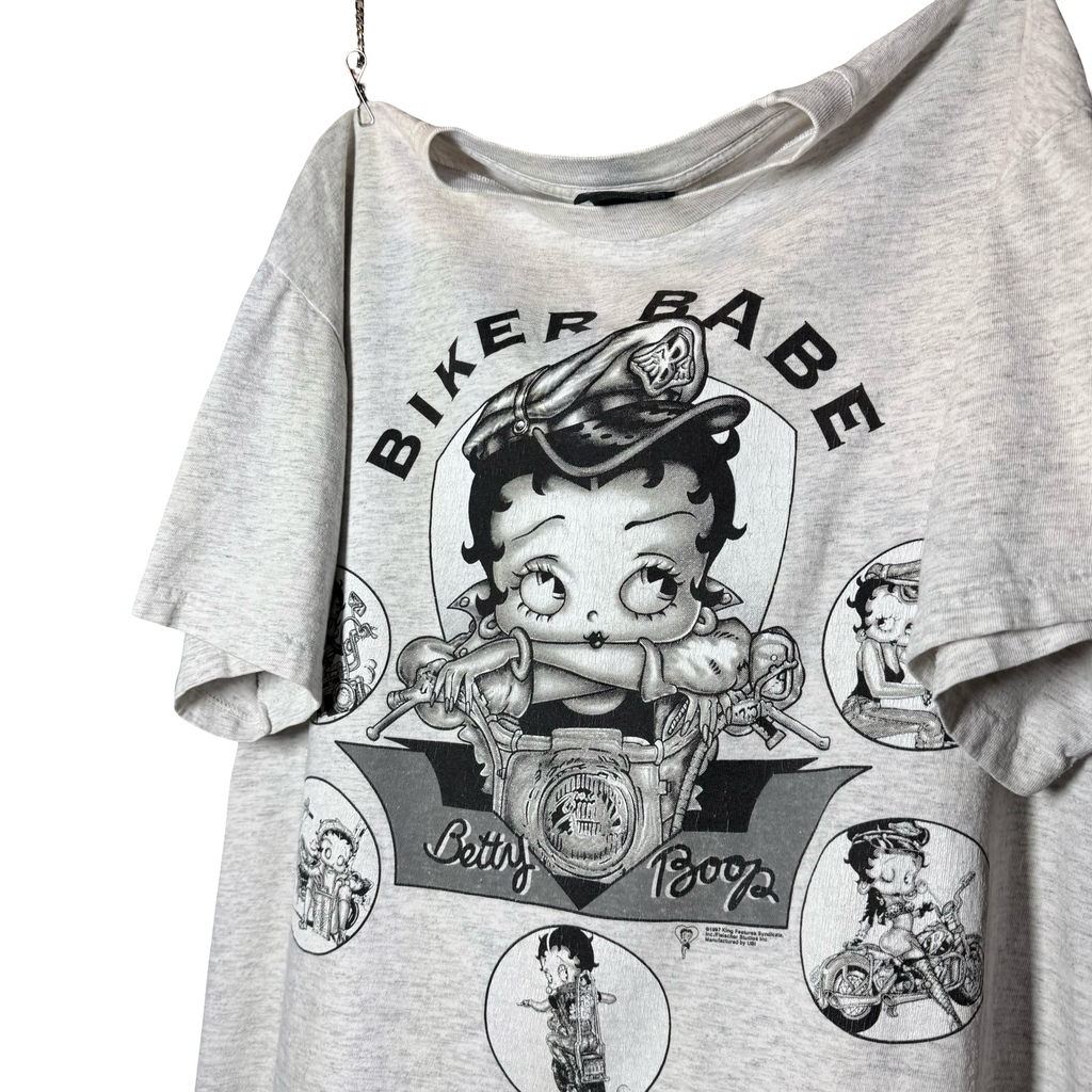 90’s Betty Boop Biker Babe Tee Size XL